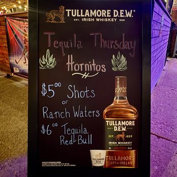 Pete's Pub - Tequila Thursday info right outside - Pubs Near Me - Denver, Colorado