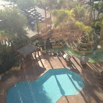 Long Beach Marriott - View of the pool area from 8th floor room - Hotels Near Me - Long Beach, California Long Beach Marriott - View of the pool area from 8th floor room - Hotels Near Me - Long Beach, California