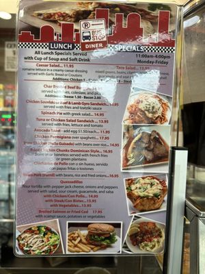 Menu photo 1 Bus Stop Diner New York, NY
