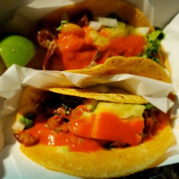 Mazorca Tacos - Tacos with the sauce, very good. - Tacos Near Me - Milwaukee, Wisconsin