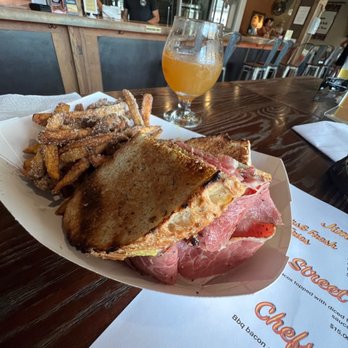 Copper City Brewing Company - Pastrami sandwich - Breweries Near Me - Rome, New York Copper City Brewing Company - Pastrami sandwich - Breweries Near Me - Rome, New York