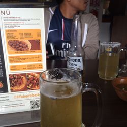 Tacos Don Manolito - Not your typical Micheladas you have in the US.