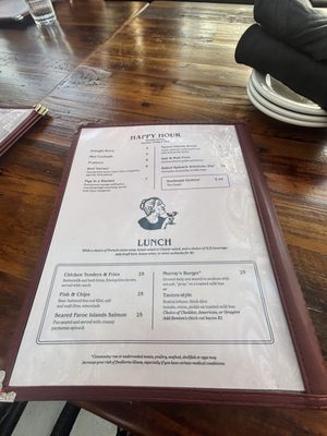 Menu photo 4 Murray's Tavern Austin, TX