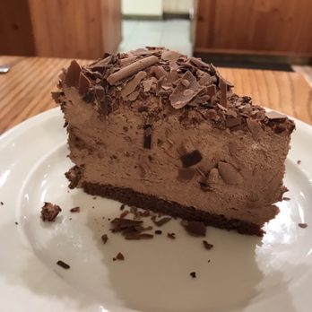Gerhard's Cafe - Sugar free chocolate mouse cake - just every so slightly sweetened by stevia I think, it's actually fabulous - Cafes Near Me - Scarborough, Ontario