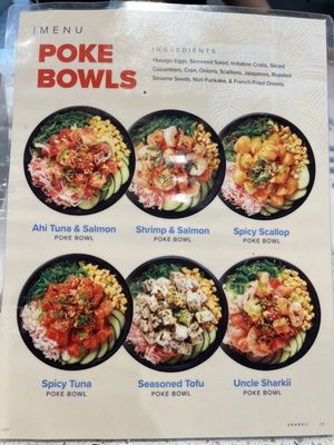 Menu photo 1 Uncle Sharkii Poke Bar Torrance, CA Menu photo 1 Uncle Sharkii Poke Bar Torrance, CA