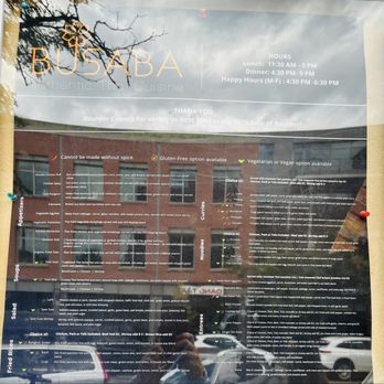 Busaba - Menu - Thai Near Me - Boulder, Colorado