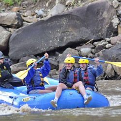 Mountain Waters Rafting - Our group water rafting! One of the best experiences.