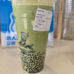Uji Matcha Latte Macchiato