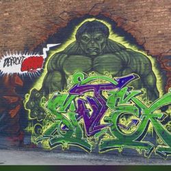 Hulk Mural