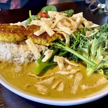 Wild Thyme Bistro - Falafel Curry Bowl - New American Near Me - Kanab, Utah Wild Thyme Bistro - Falafel Curry Bowl - New American Near Me - Kanab, Utah