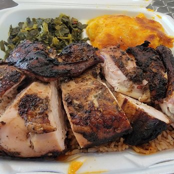 Dirty Tiff's Cafe - Jerk chicken dinner plate - Soul Food Near Me - Chicago, Illinois
