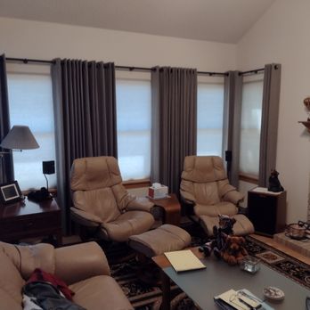 Pikes Peak Interiors - New grommet styled drapes. - Interior Design Near Me - Colorado Springs, Colorado Pikes Peak Interiors - New grommet styled drapes. - Interior Design Near Me - Colorado Springs, Colorado