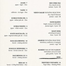 Menu Menu