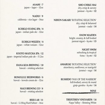 Lucky Belly - Menu - Bars Near Me - Honolulu, Hawaii Lucky Belly - Menu - Bars Near Me - Honolulu, Hawaii