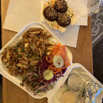 Real Doner - Chicken Doner plate with pita and a side of falafel and hummus. $21 ish total. - Turkish Near Me - Petaluma, California Real Doner - Chicken Doner plate with pita and a side of falafel and hummus. $21 ish total. - Turkish Near Me - Petaluma, California