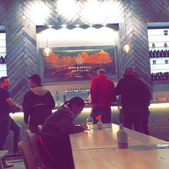 Bow & Arrow Brewing - Bar and long tables - Breweries Near Me - Albuquerque, New Mexico