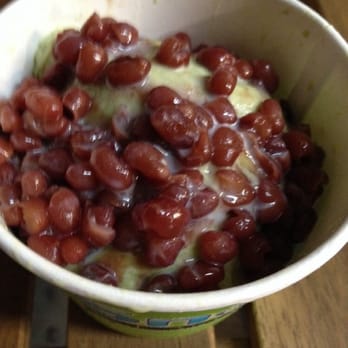 Dzert - Green tea with sweet red beans - Coffee & Tea Near Me - Buena Park, California