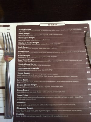 Menu photo 2 Time's Burger São Paulo, SP