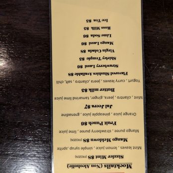 Indian Sizzler - Mocktails Menu - Breakfast & Brunch Near Me - Santa Clara, California Indian Sizzler - Mocktails Menu - Breakfast & Brunch Near Me - Santa Clara, California