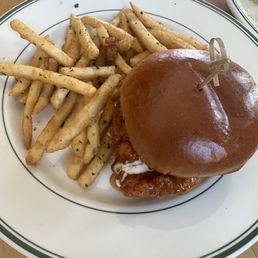 Honey chipotle chicken sandwich