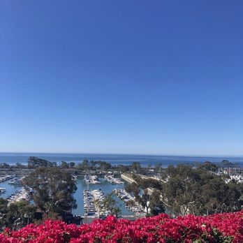Heritage Park - Bougainvilleas and harbor view. - Parks Near Me - Dana Point, California