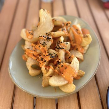 Tikis Grill & Bar - HH Spiral fries - Seafood Near Me - Honolulu, Hawaii Tikis Grill & Bar - HH Spiral fries - Seafood Near Me - Honolulu, Hawaii