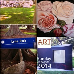 Lyne Park - A lovely annual event Art in the Park at Lyne Park is organised by Rotary Rose Bay with the support of Woollahra Council.