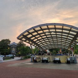Eastern Market Metro Station - Beautiful sunset in mid May