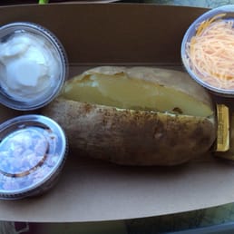 Do-it-yourself loaded baked potato Do-it-yourself loaded baked potato