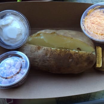 Wings Café - Do-it-yourself loaded baked potato - Cafes Near Me - Tukwila, Washington Wings Café - Do-it-yourself loaded baked potato - Cafes Near Me - Tukwila, Washington