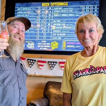 Hell 'n Blazes Brewing - My wife and Todd, the genius behind the - Breweries Near Me - Melbourne, Florida Hell 'n Blazes Brewing - My wife and Todd, the genius behind the - Breweries Near Me - Melbourne, Florida
