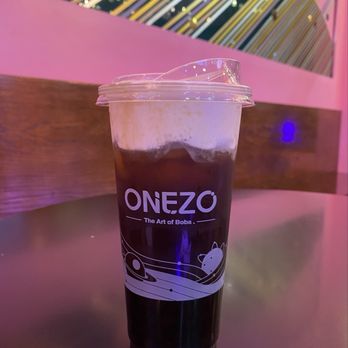 One Zo Boba - Duluth - Honey Oolong Tea with cheese foam - Bubble Tea Near Me - Duluth, Georgia