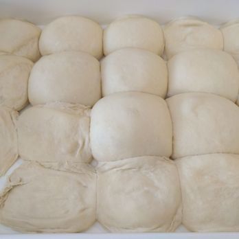 Sababa - Fresh dough ready to be flattened into pita and baked in the oven! - Mediterranean Near Me - San Francisco, California Sababa - Fresh dough ready to be flattened into pita and baked in the oven! - Mediterranean Near Me - San Francisco, California