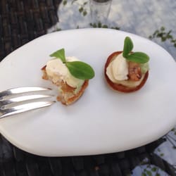 Maison Marit - Blinis aux crevettes, avocat, fromage et banane
