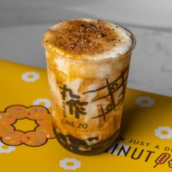 Mochinut & OneZo - Flaming Brown Sugar Bubble Latte