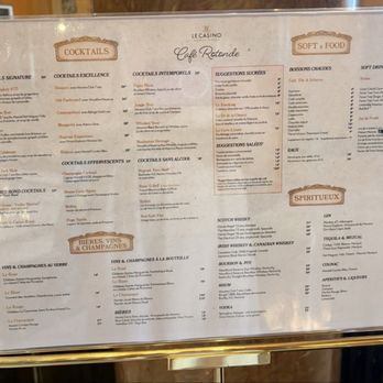 Casino de Monte-Carlo - Menu - Casinos Near Me