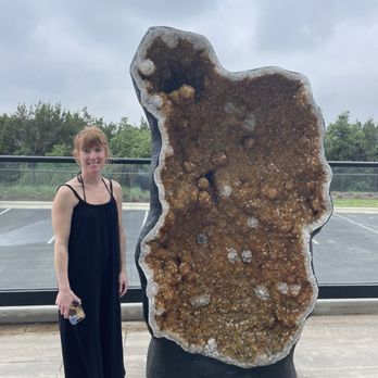 AC Hotel Austin Hill Country - Huge geode on the back patio seating area! - Hotels Near Me - Austin, Texas AC Hotel Austin Hill Country - Huge geode on the back patio seating area! - Hotels Near Me - Austin, Texas