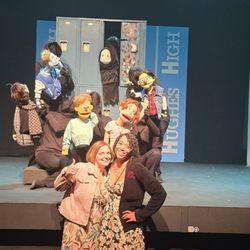Playhouse On The Park - Cast of puppets after performance
