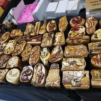 Yuba Sutter Fairgrounds - Home and Garden show 2018. Hand made wooden jewelry puzzle boxes. No stains, colors or finishes. Amazing detail - Venues & Event Spaces Near Me - Yuba City, California