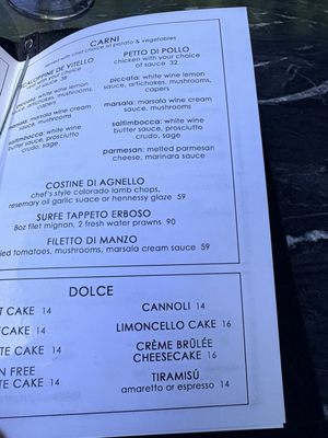 Menu photo 5 La Dolce Vita Detroit, MI