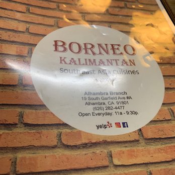 Borneo Eatery - Menu Front - Indonesian Near Me - Alhambra, California Borneo Eatery - Menu Front - Indonesian Near Me - Alhambra, California