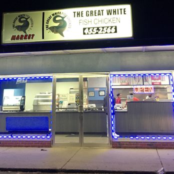 The Great White Fish Chicken - the front of the restaurant - Chicken Wings Near Me - Grand Rapids, Michigan The Great White Fish Chicken - the front of the restaurant - Chicken Wings Near Me - Grand Rapids, Michigan
