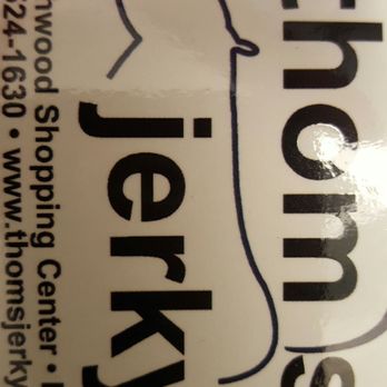 Thom's Jerky - a closeup of the label - Specialty Food Near Me - Exton, Pennsylvania