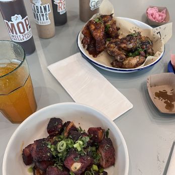 Feges BBQ - Rib tips and chicken wings - Barbeque Near Me - Houston, Texas