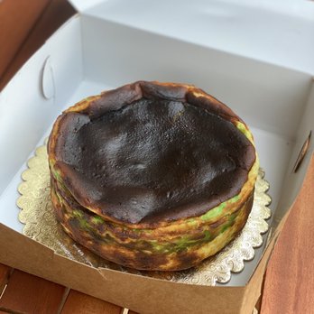 CA Bakehouse - Pandan Burnt Basque Cheesecake - Bakeries Near Me - San Jose, California