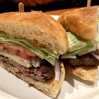 Cafe Bernardo  - Classic hamburger - New American Near Me - Davis, California