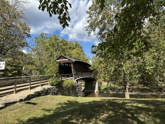 Historic Humpback Covered Bridge by null
