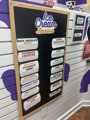 Menu photo 1 Cowabunga Ice Cream Albion, IN