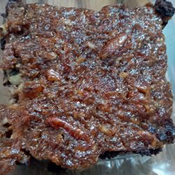 Burney's Sweets & More - Pecan pie brownie