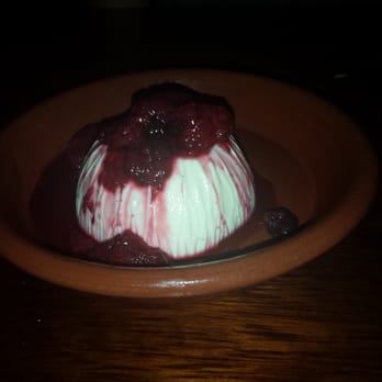 Jamie's Italian - Panacotta with a fruit compote - Italian Near Me - Sydney, NSW Jamie's Italian - Panacotta with a fruit compote - Italian Near Me - Sydney, NSW
